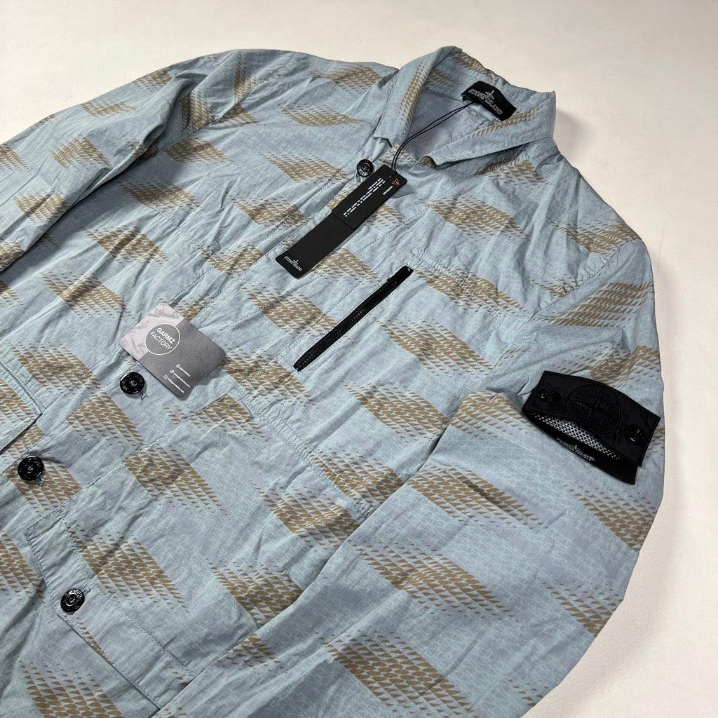 Stone Island Shadow Project Nyco Printed Blazer Blue – Garmz