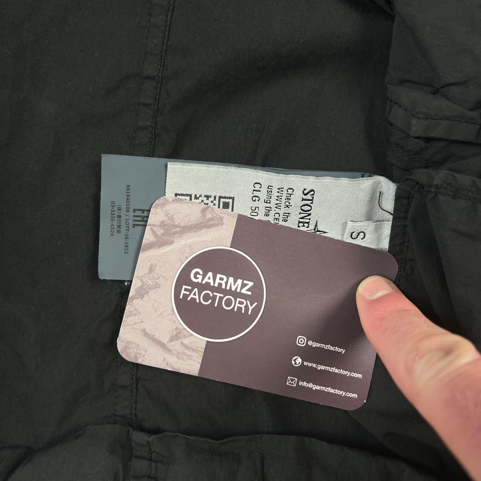 Stone Island Shadow Project Nyco Smock Black – Garmz Factory