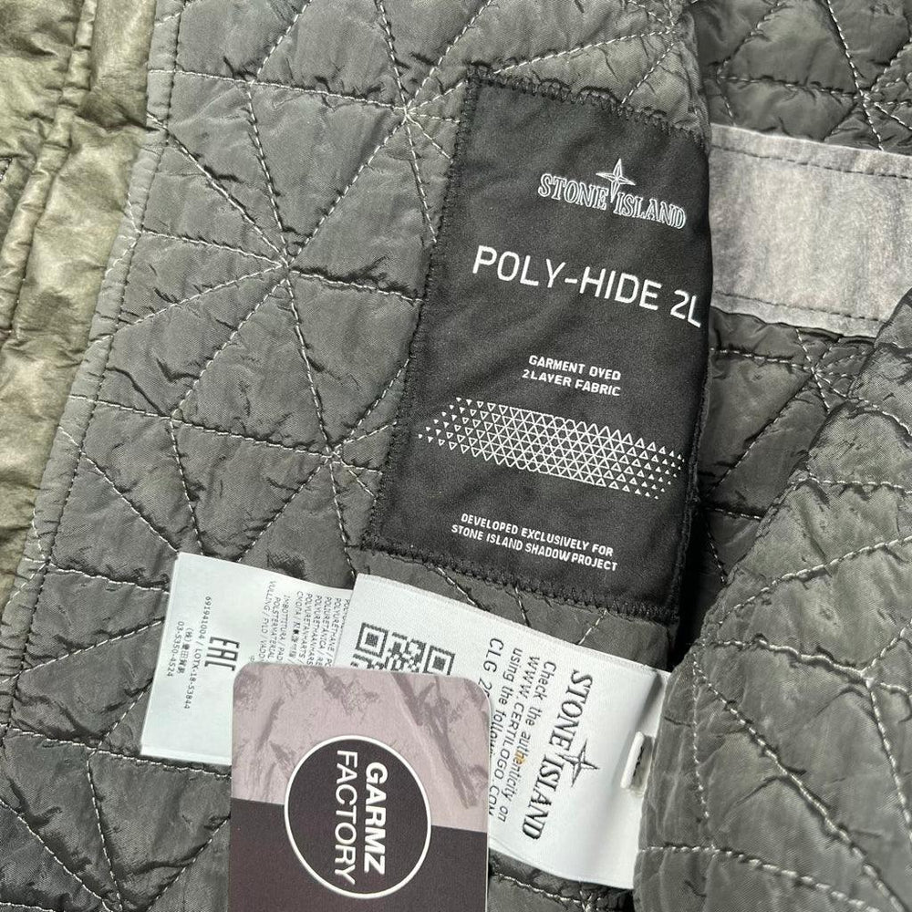 Stone Island Shadow Project Poly Hide Parka Green – Garmz Factory