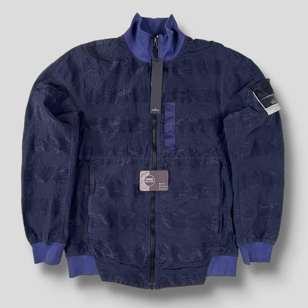 Stone Island - Shadow Project Striped Nylon Metal Jacket Navy