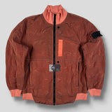 Stone Island - Shadow Project Striped Nylon Metal Jacket Orange