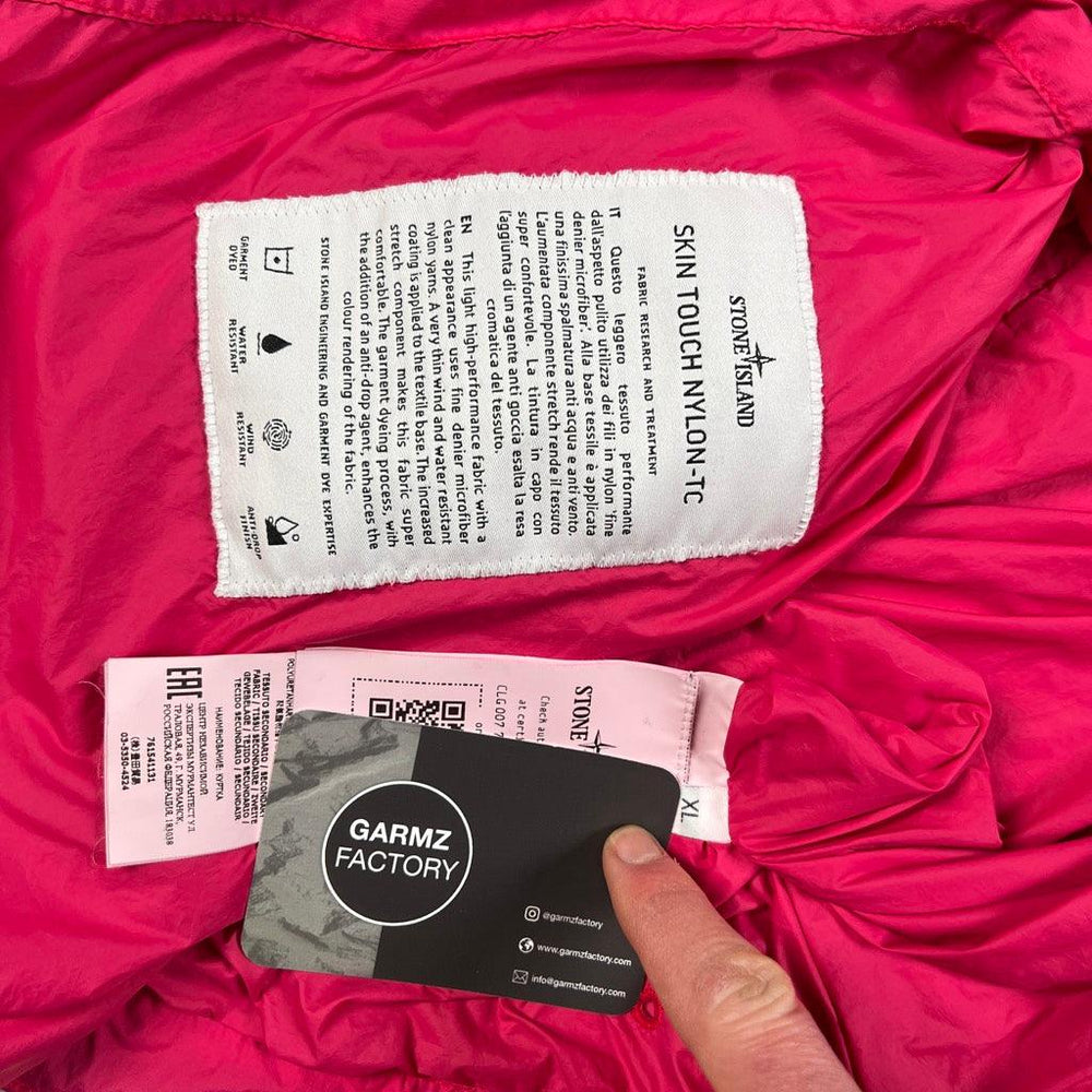 STONE  Skin Touch Nylon ワッペン欠品 Stone Island Skin Touch Nylon Tc Jacket Pink – Garmz Factory