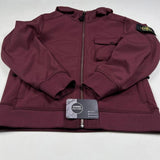Stone Island - Soft Shell R Hooded Jacket Burgundy