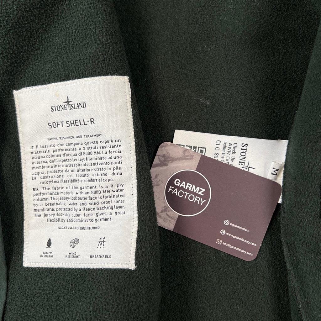Stone Island Soft Shell R Hooded Jacket Green – Garmz Factory