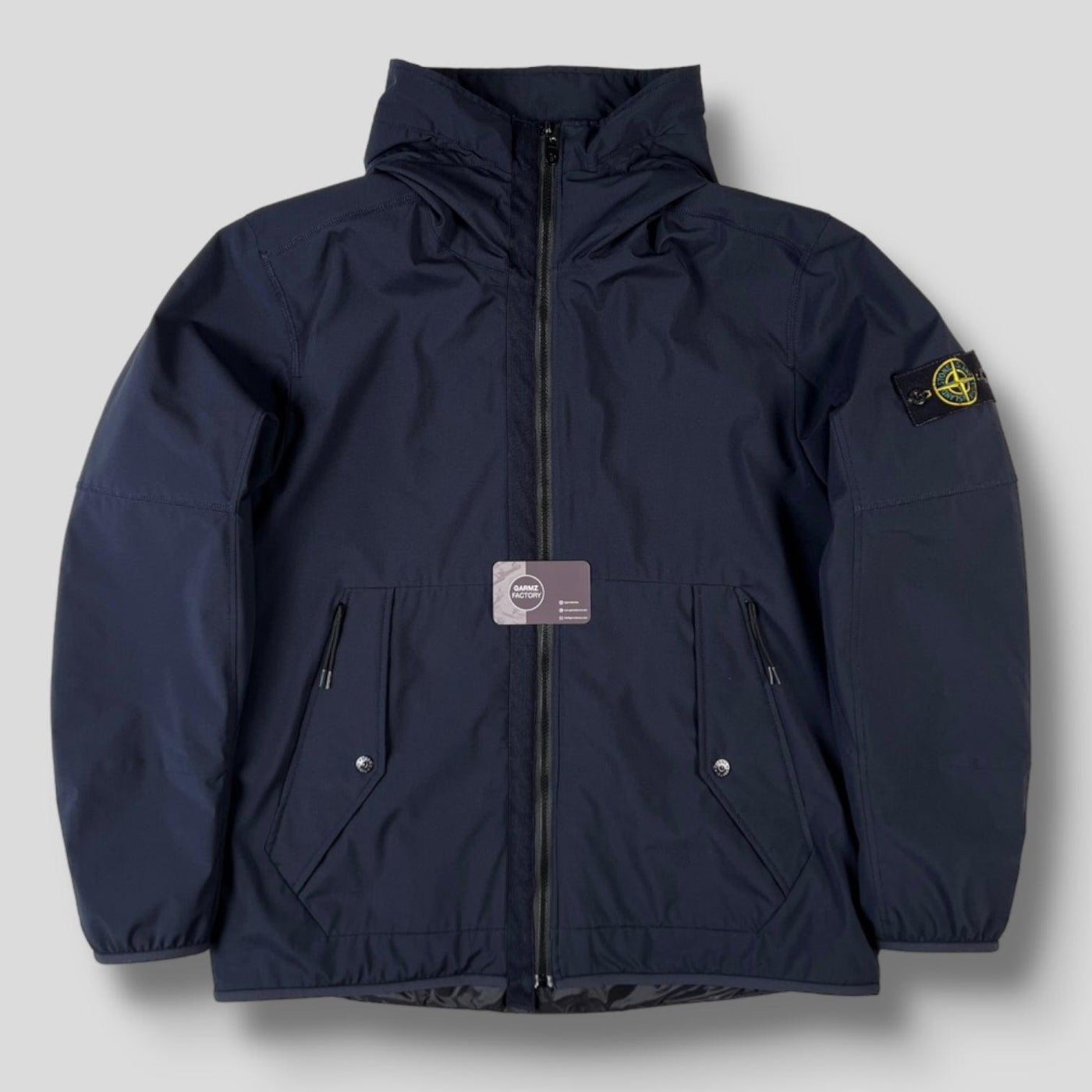 Stone Island Soft Shell R With Primaloft Insulation Hooded Jacket