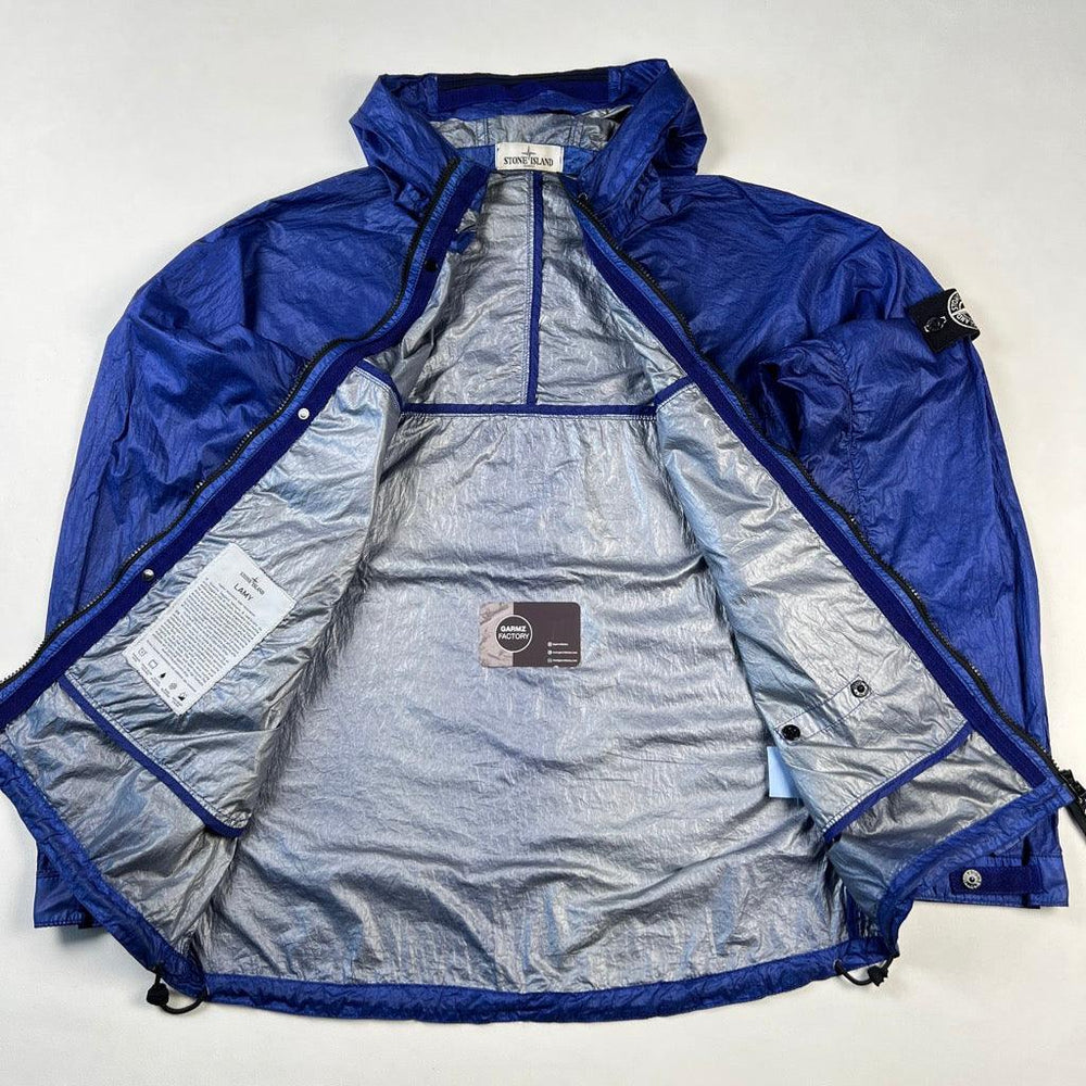 Stone Island Special Process Lamy Hooded Jacket Blue – Garmz Stone Island Special Process Lamy Hooded Jacket Blue – Garmz
