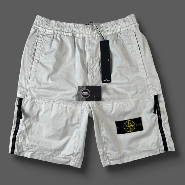Stone Island - Supima Cotton Bermuda Shorts Type CO Pale Grey