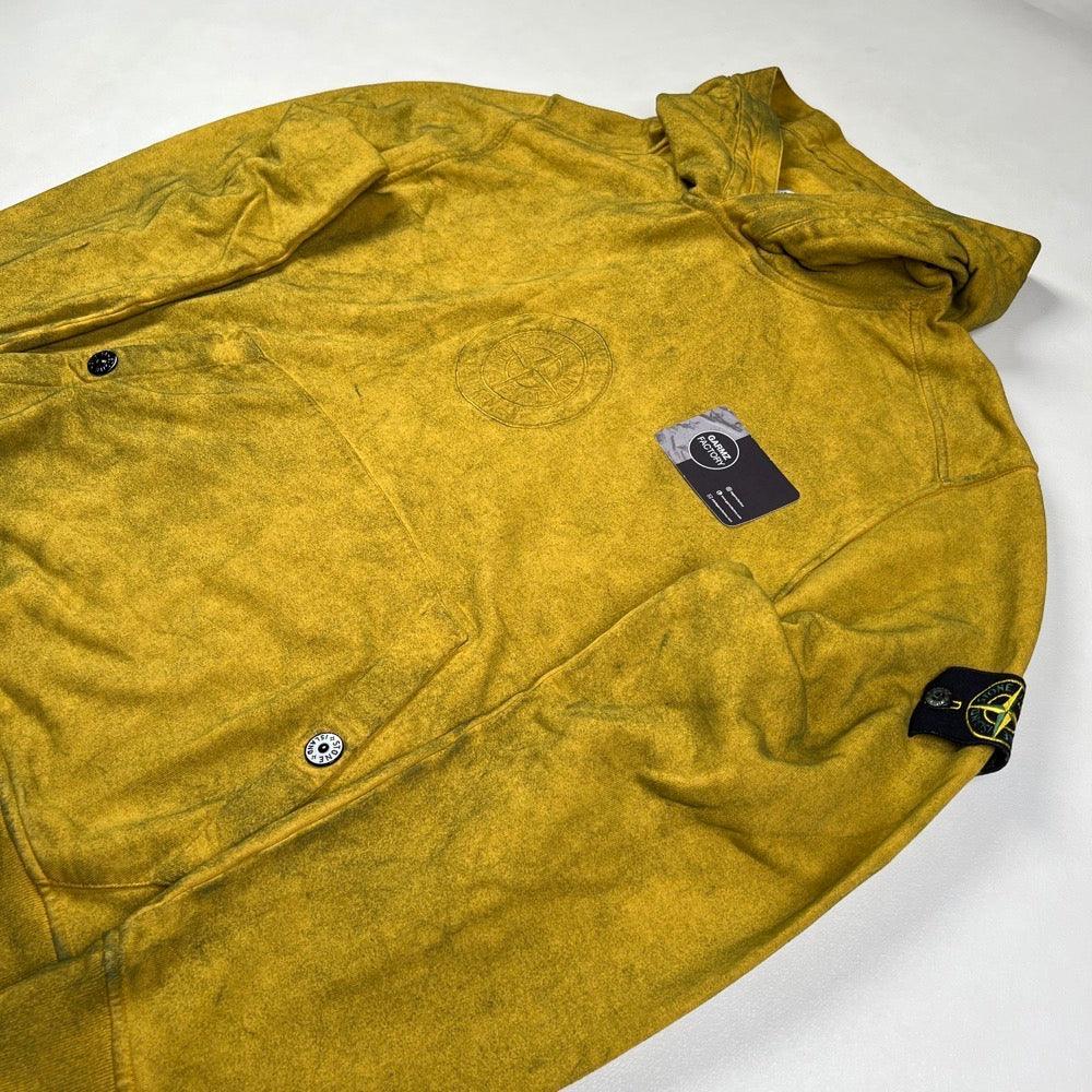 Stone Island Supreme Dust Treatment Hoodie Mustard – Garmz Factory