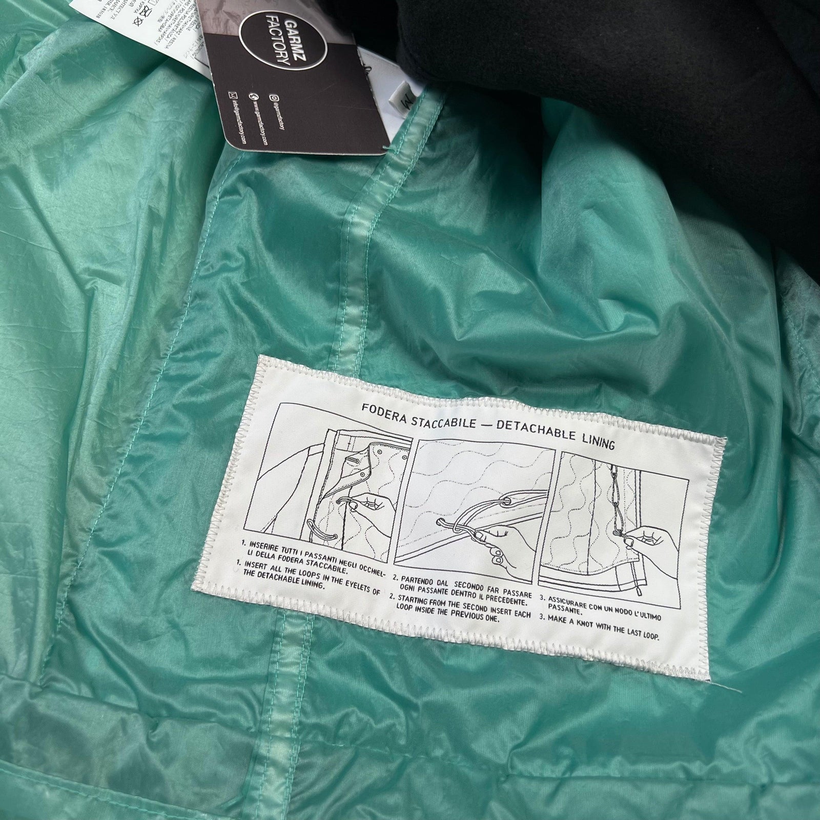 Stone Island Supreme New Silk Light Jacket Teal – Garmz Factory