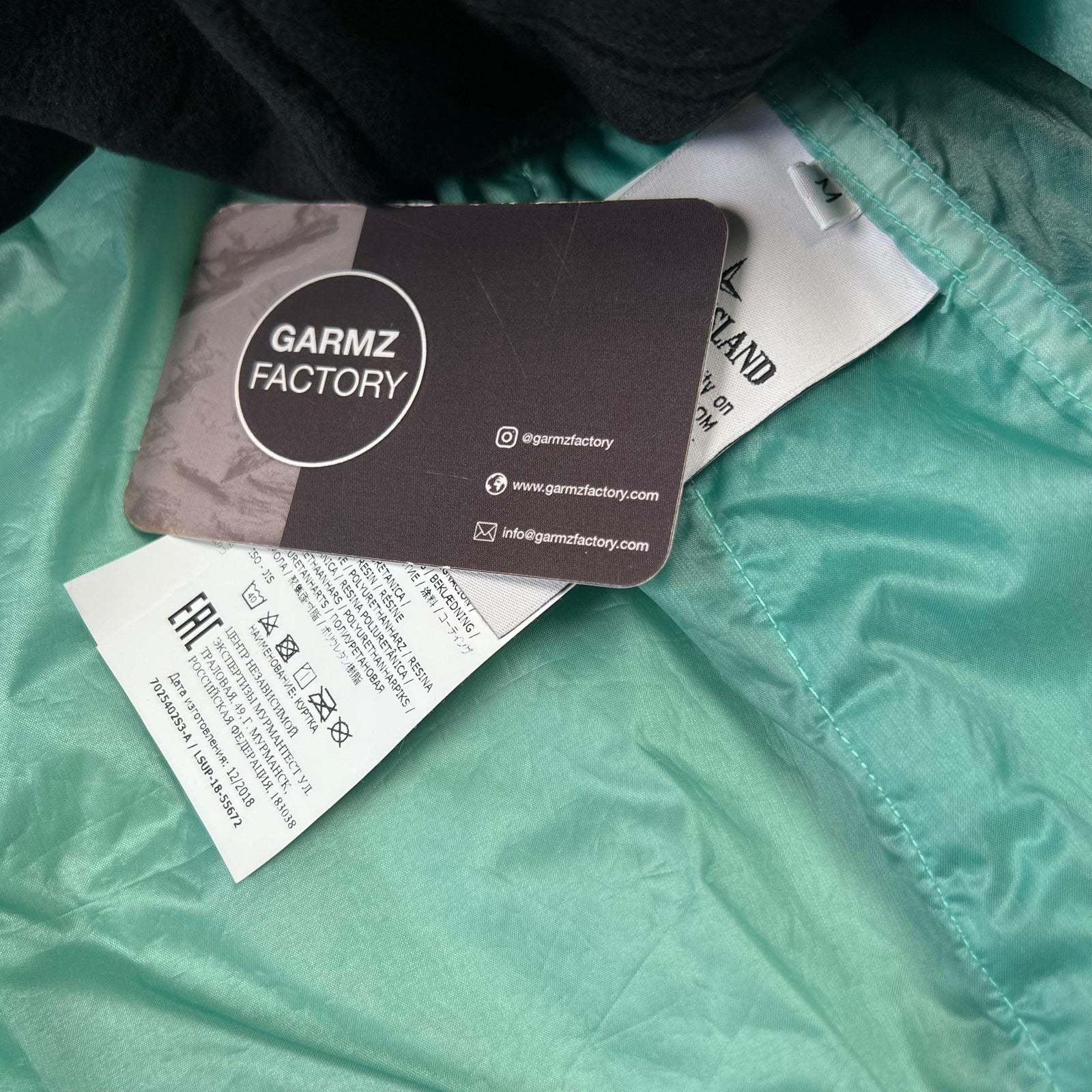 Stone Island Supreme New Silk Light Jacket Teal – Garmz Factory