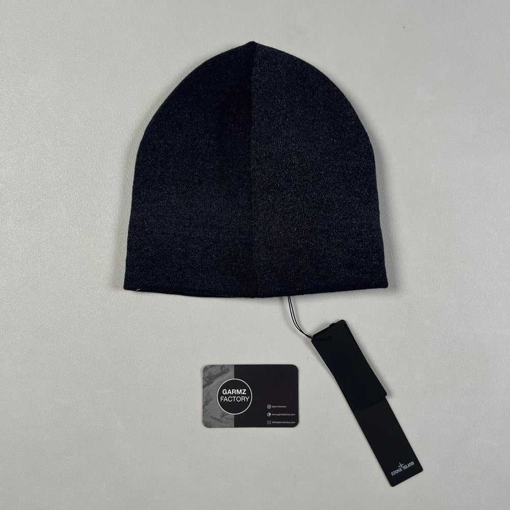 Stone Island Supreme Reflective Beanie Navy – Garmz Factory
