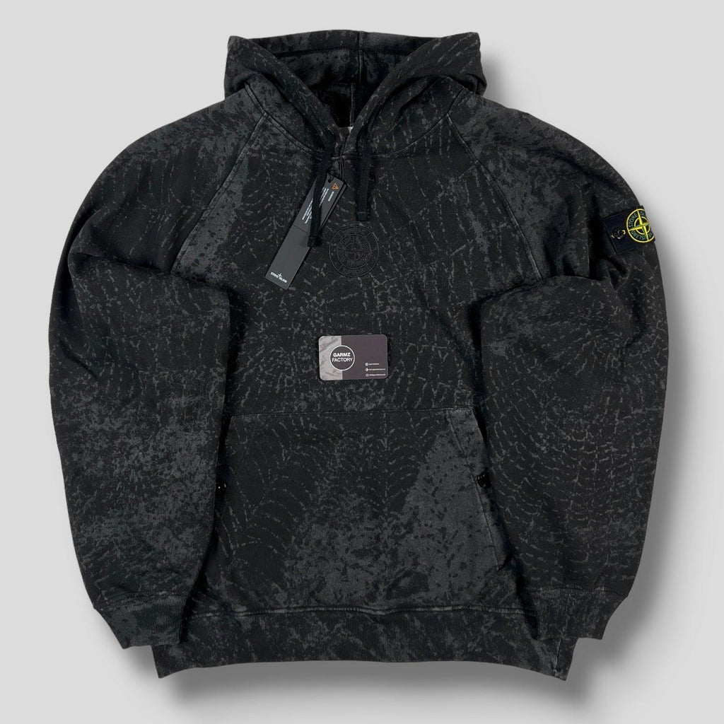 Stone Island Supreme Spider Print Hooded Sweatshirt Black – Garmz