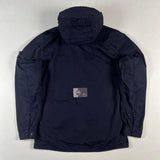 Stone Island - Tela Smerigliata Hooded Shirt Jacket Navy