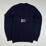 Stone Island - V-Neck Knit Jumper Navy