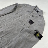 Stone Island - Vintage Compact Button Overshirt Grey