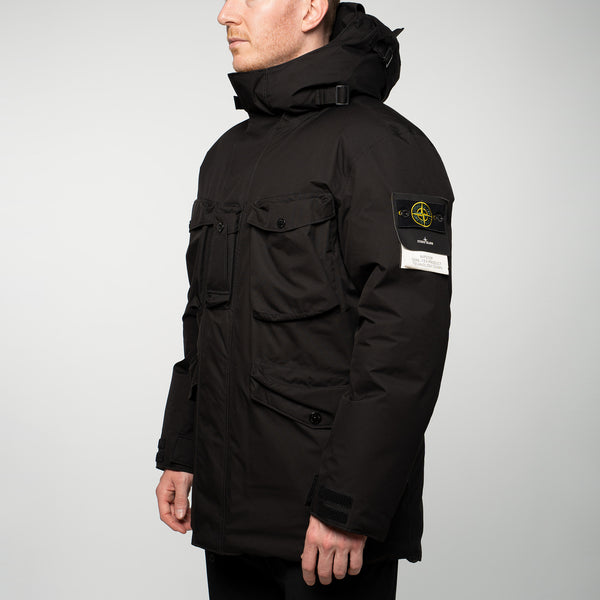 Ripstop Gore-tex Down Hooded Jacket Black