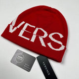 Versace - Bold Logo Beanie Hat Red